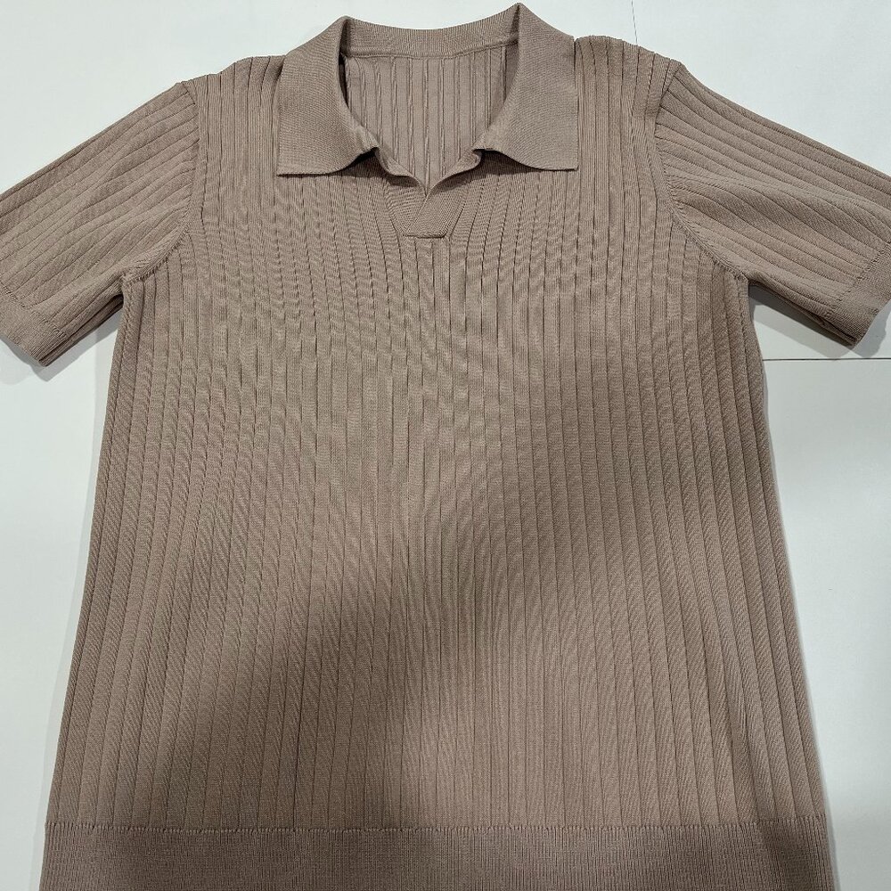 Light Brown Tshirt Men Size L